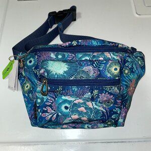 Sakroots On the Go Sling Belt Bag Royal Blue Seascape